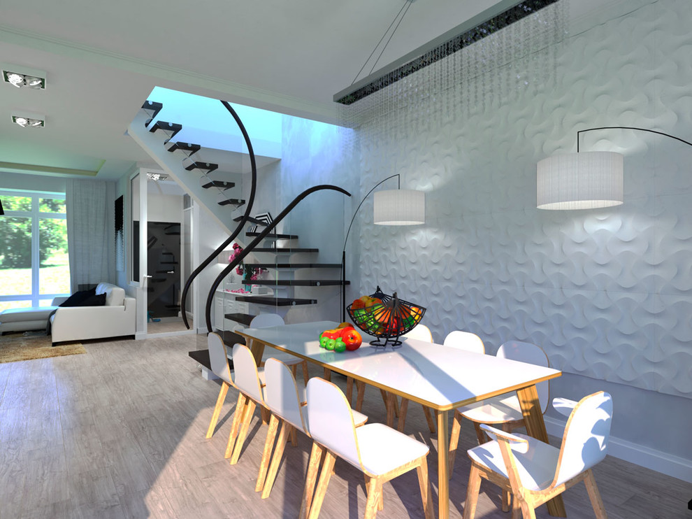 Узкий дом с винтовой лестницей