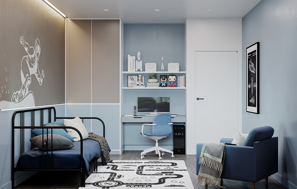 Яркая квартира для большой семьи