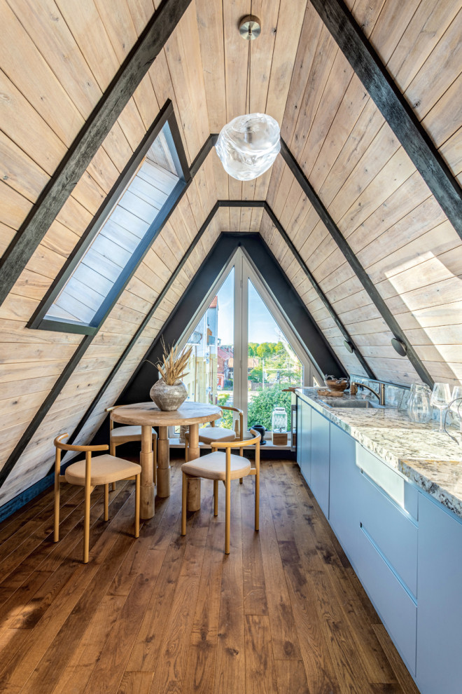 Двухуровневая квартира с мандсардной крышей