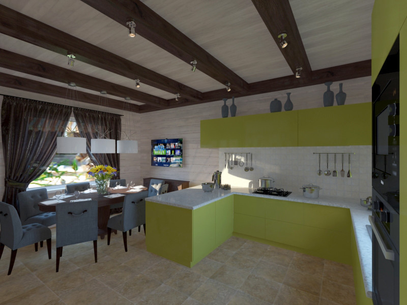 Интерьеры коттеджа в подмосковье