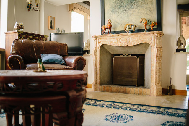 Villa nell'asolano mediterranean-family-room