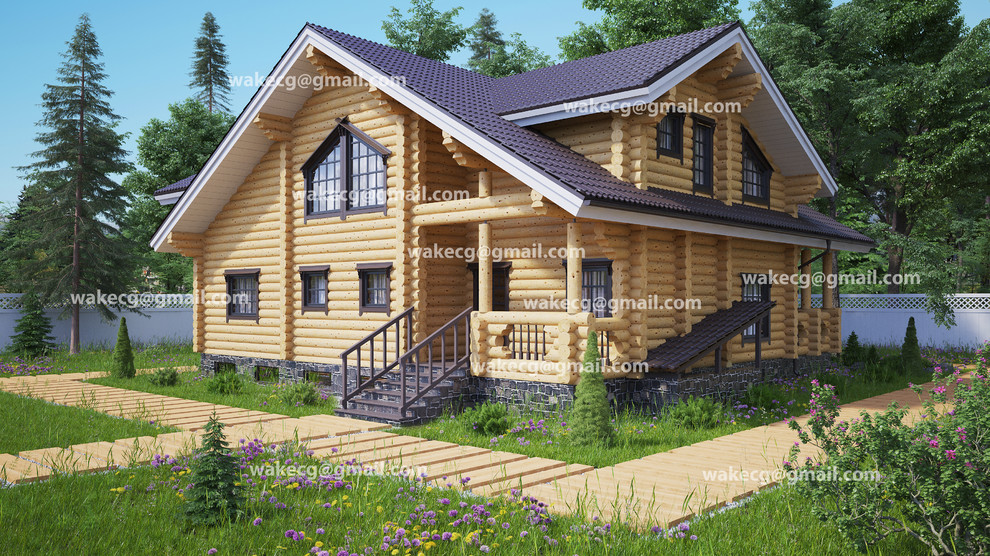 Дома из бруса