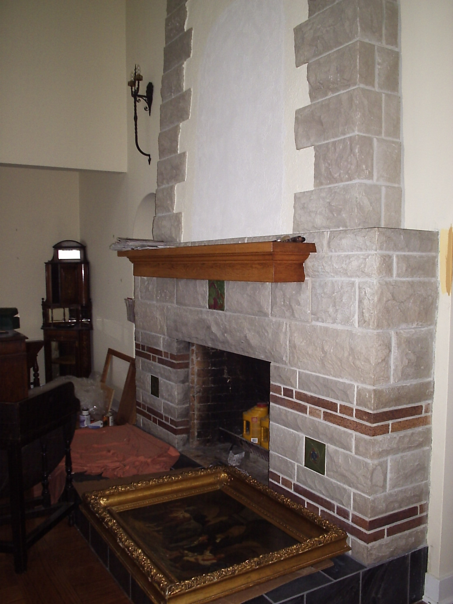 Fireplace Facelift (before)
