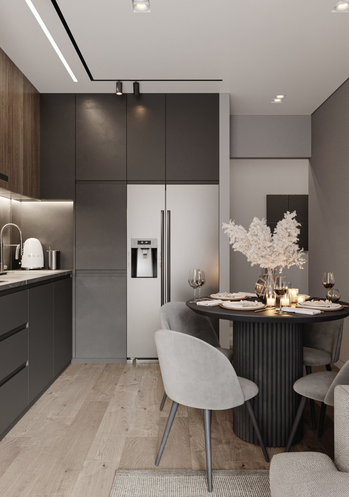 Дизайн-проект трехкомнатной квартиры 80 кв.м. Проект 2024г.