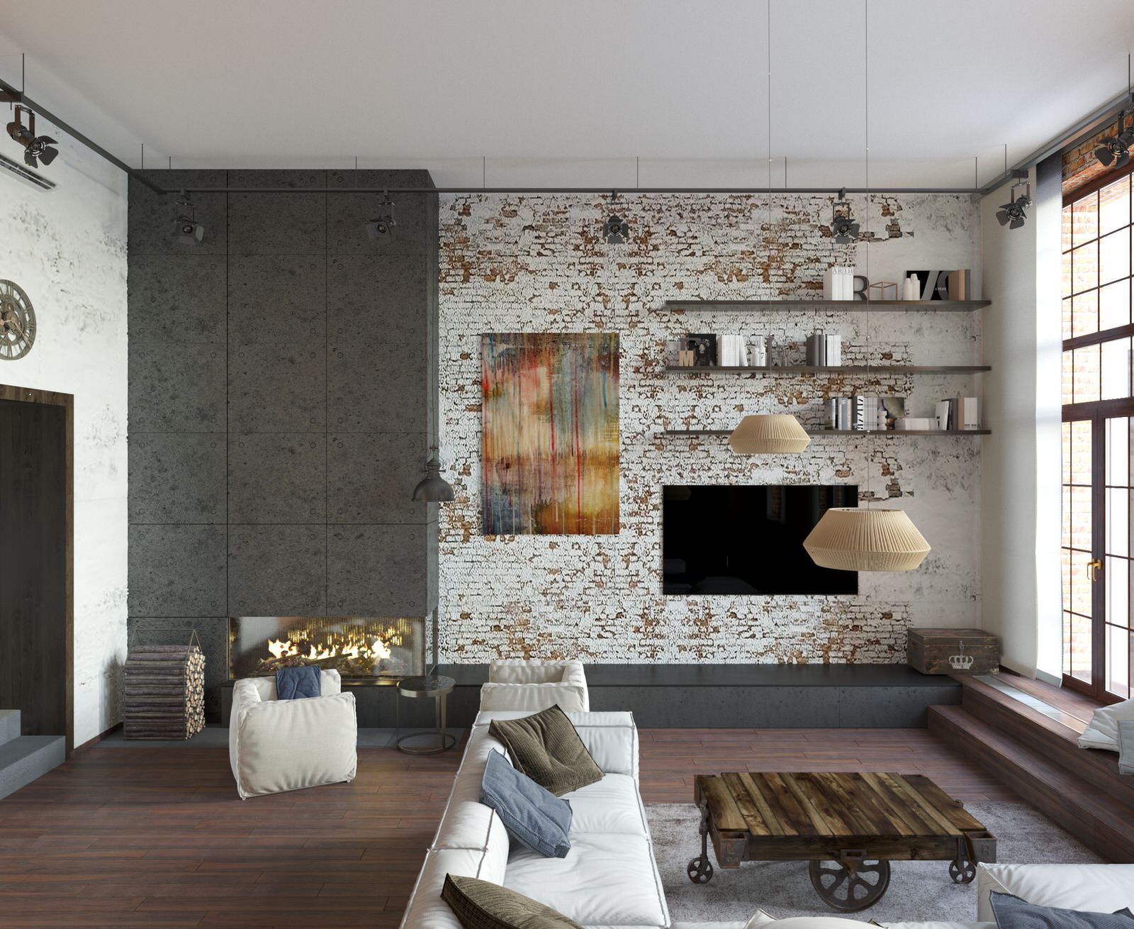 Квартира в центре Петербурга. Концептуальный дизайн-проект.