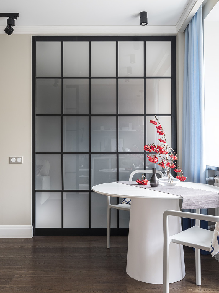 Двухкомнатная квартира в синих тонах