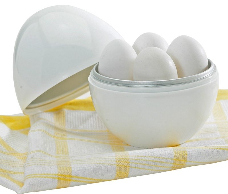 Nordic Ware Microwaveable Egg Shaped Egg Cooker Contemporary
