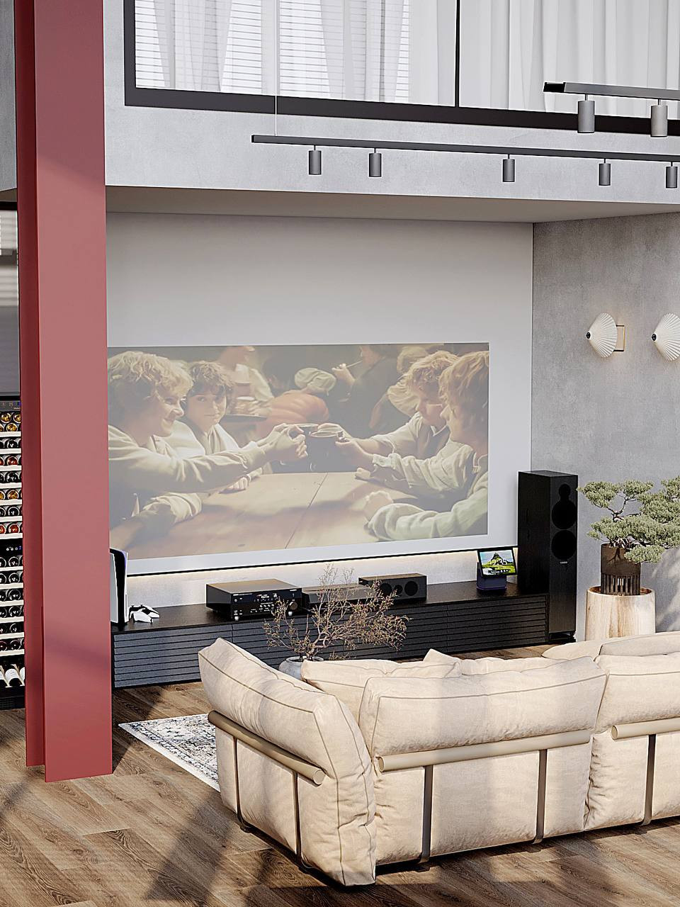 Двухуровневый пентхауз с мансардным этажом