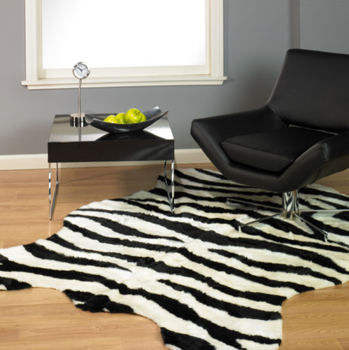 Faux Zebra Skin Rug Bold Stripe Novelty Rugs By Ecofo Faux Zebra Skin Rug Bold Stripe