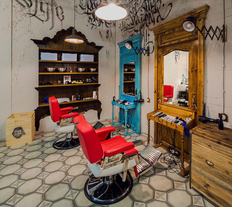 Дизайн барбершопа «Blackbeаrd»