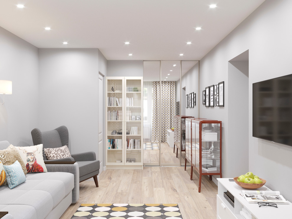 "Скандинавский стиль, 45 м2"