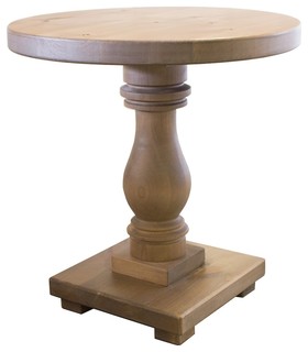types of round end tables