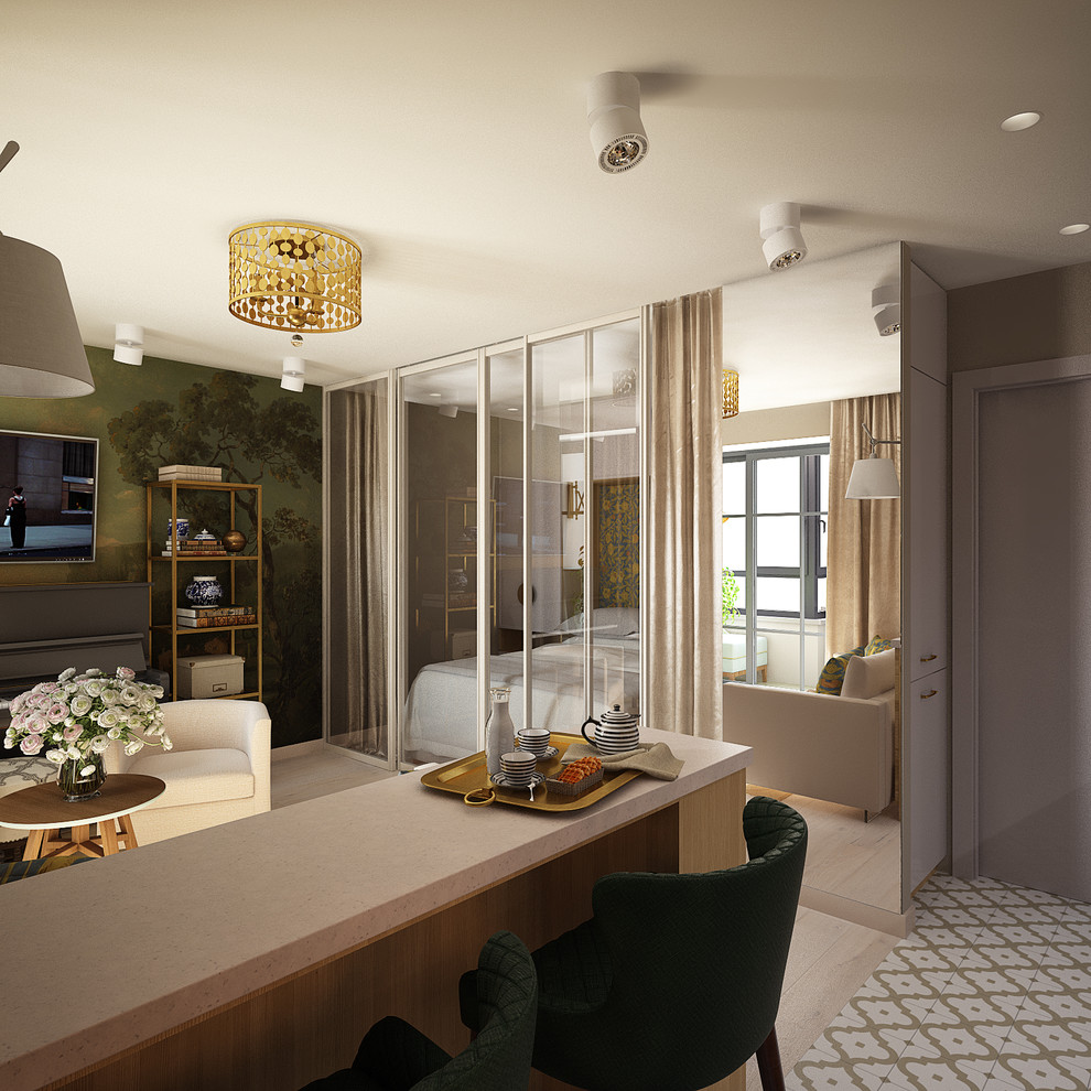 Вид на спальню