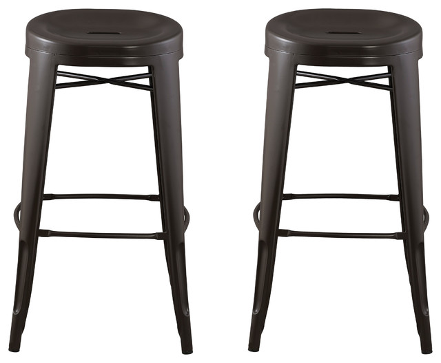 Contoured Seat Round Backless Barstools Antique Brown Set Of 2 Contoured Seat Round Backless Barstools Antique Brown Set Of 2 29 Box Bar Stools And Counter By Ace Casual Furniture