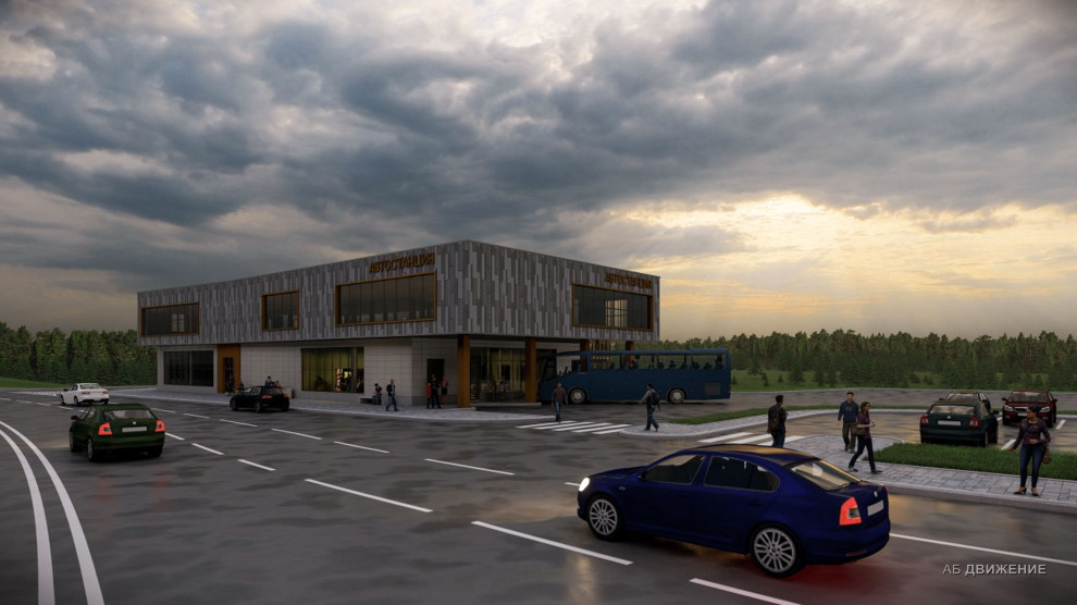 ВАРИАНТЫ ФАСАДНЫХ РЕШЕНИЙ ДЛЯ АВТОСТАНЦИИ В г. БЕРЕЗНИКИ