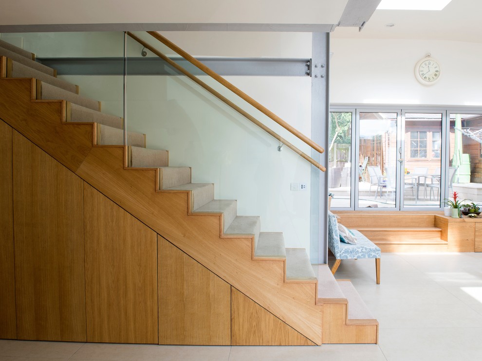 This is an example of a contemporary staircase in London.