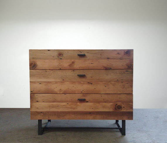 Beautifully Modern Reclaimed Old-Growth Dresser by Blake Avenue