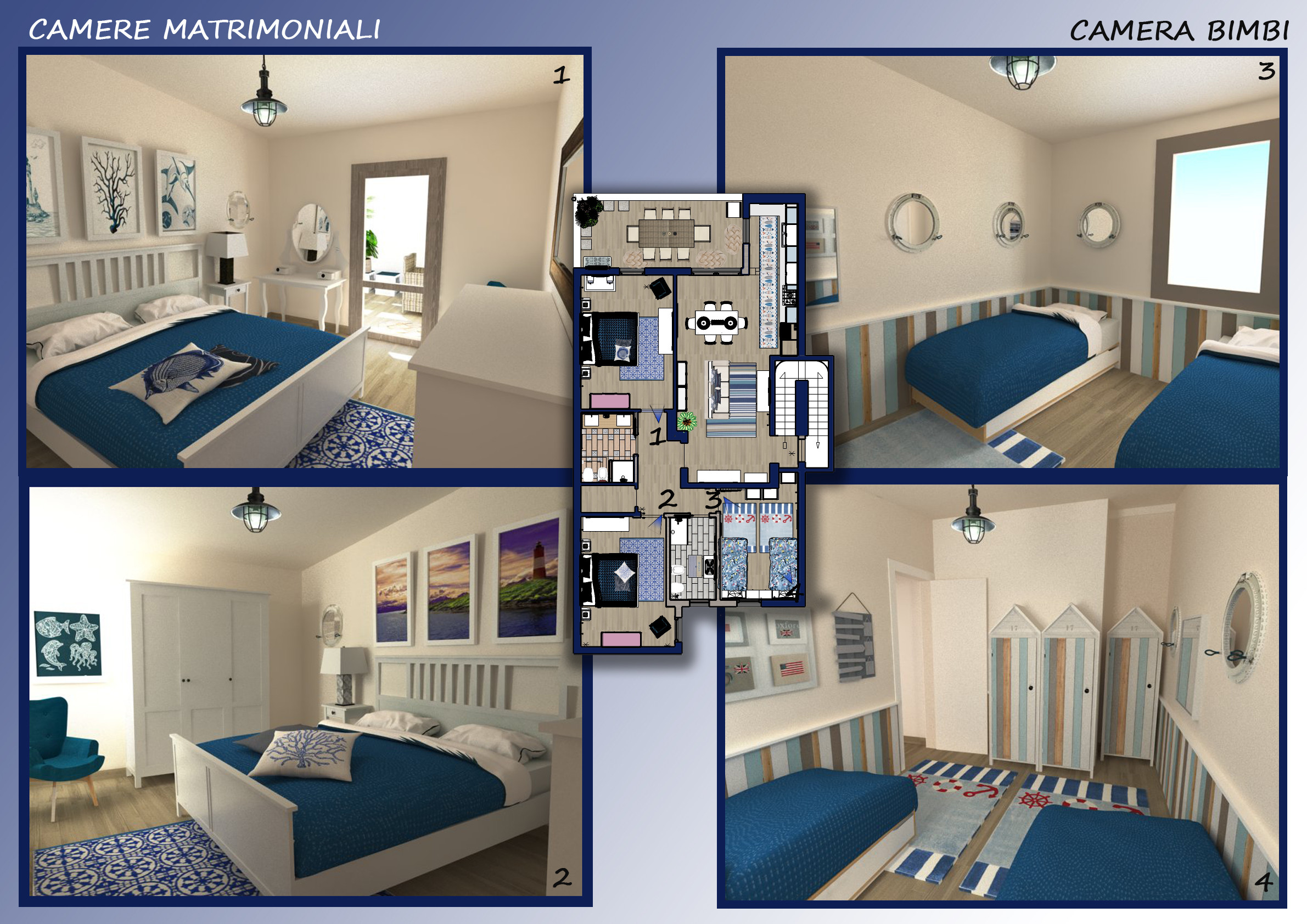 Progetto 3d Per casa al mare