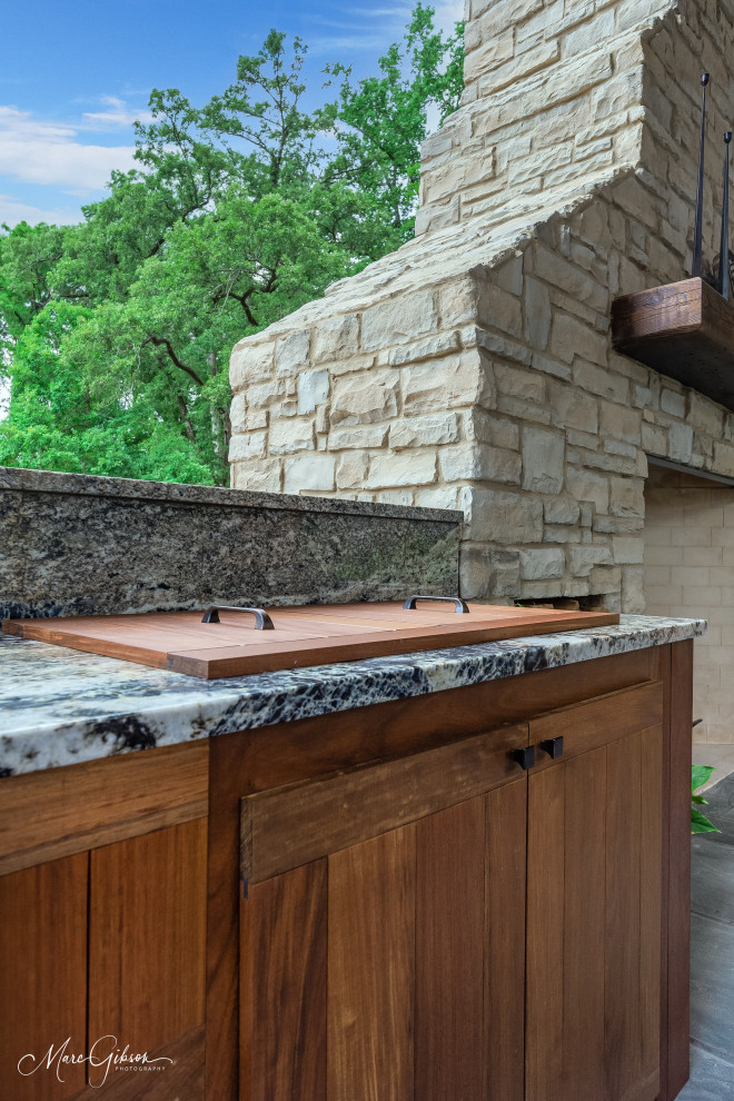 Timber Frame Outdoor Kitchen