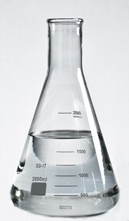 Erlenmeyer Flask Lab Wine Decanter with Rubber Stop, 68 Ounce