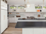 Transitional Kitchen by Pruett & Co.