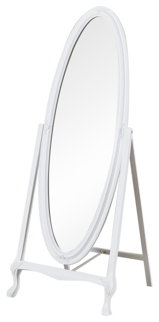 Vintage White Oval Cheval Mirror Freestanding Mirrors By Melody Vintage White Oval Cheval Mirror Freestanding Mirrors By Melody Maison