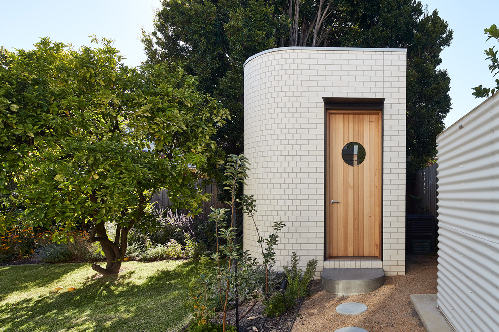 Inspiration for a modern detached shed and granny flat in Sydney.