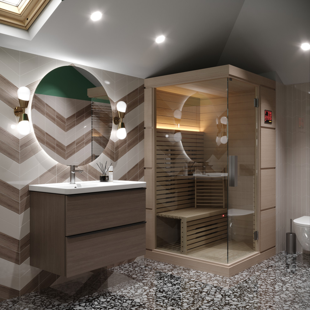 Ванная комната в загородном доме