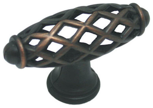 Cosmas Oil Rubbed Bronze Birdcage Cabinet Knobs And Pulls Set Of