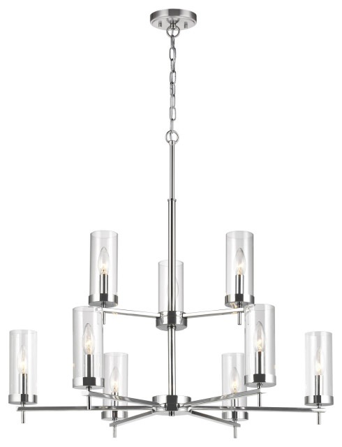 Zire 9-Light Chandelier - Transitional - Chandeliers - by Generation ...