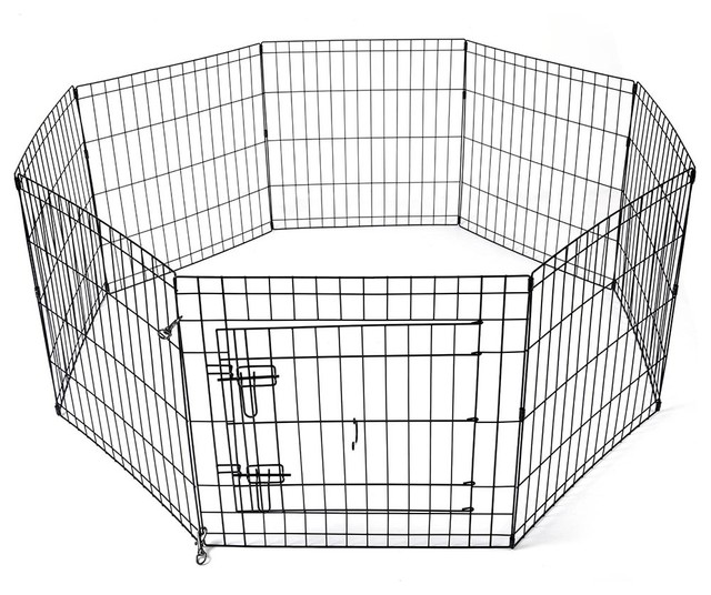 8 panel dog playpen