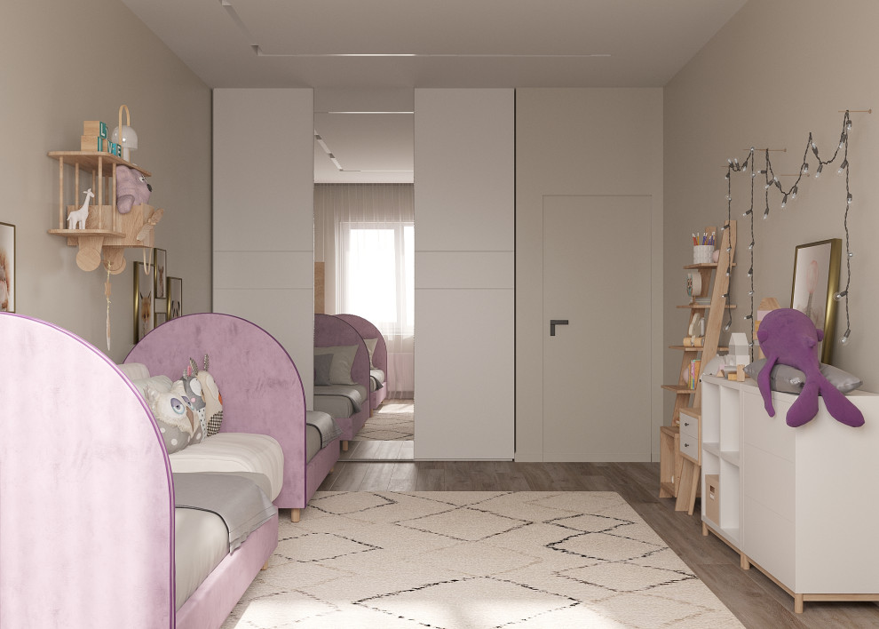 Детская для двух девочек (ЖК Familia)