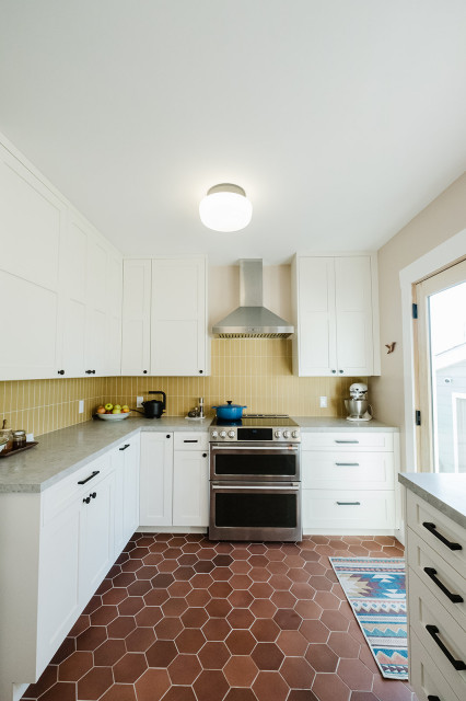 Fireclay Kitchen Renovation modern-kitchen