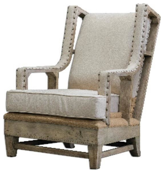 Uttermost 23615 Schafer - 44" Arm Chair