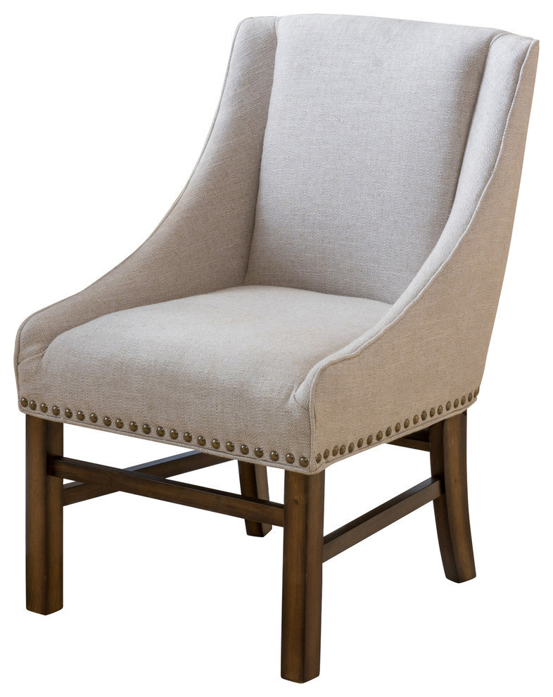 GDF Studio James Contemporary Fabric Upholstered Dining Chair