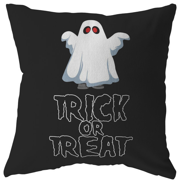 Halloween Trick Or Treat Ghost Costume Pillow Contemporary