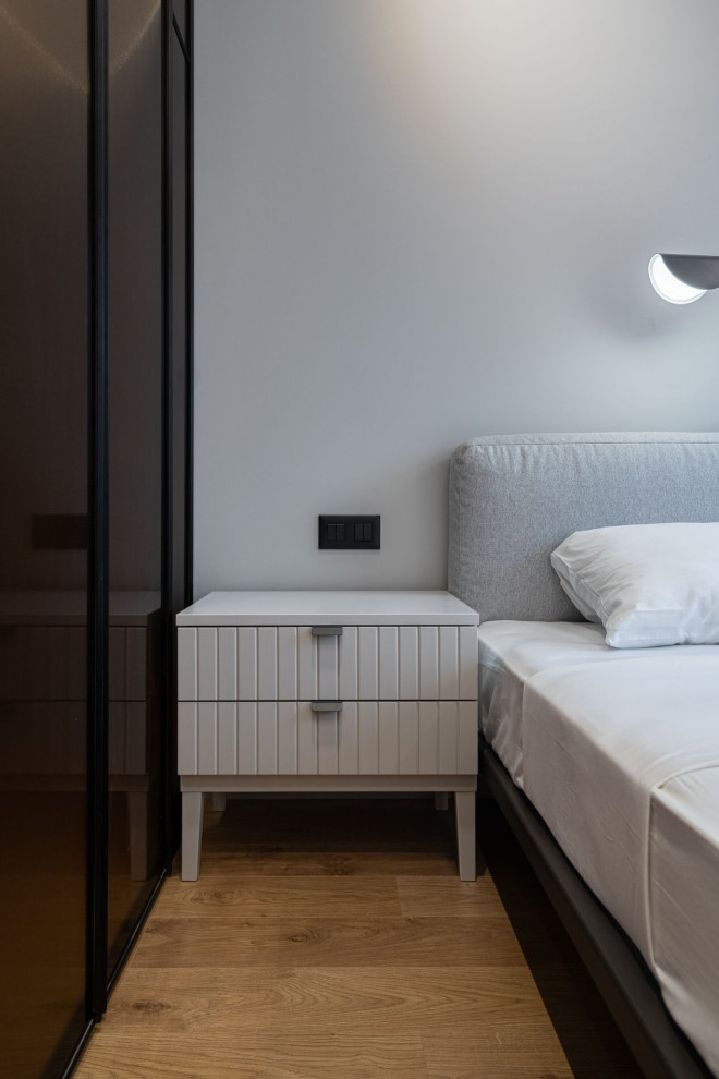 Серый минимализм | 58 кв.м.