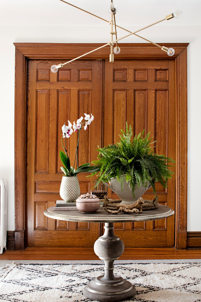 Inspiration for a transitional entryway remodel in Baltimore