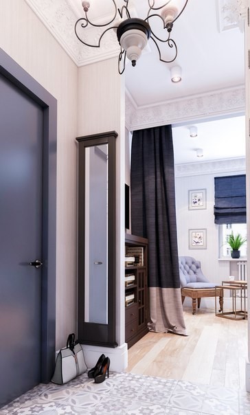 Дизайн квартир в светло синих тонах