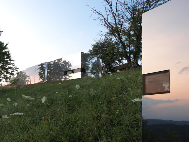 casa invisible modern-fasad
