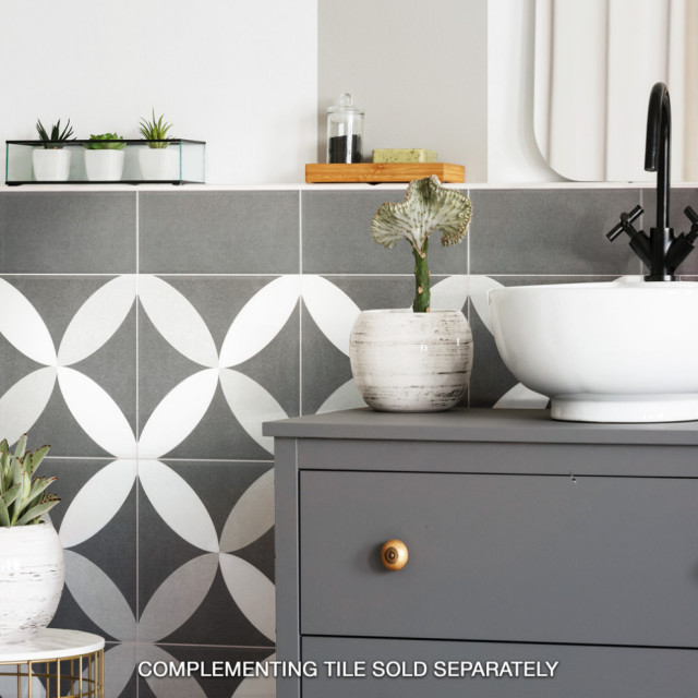 Twenties Ceramic Bullnose Floor and Wall Trim Tile - Contemporary ...