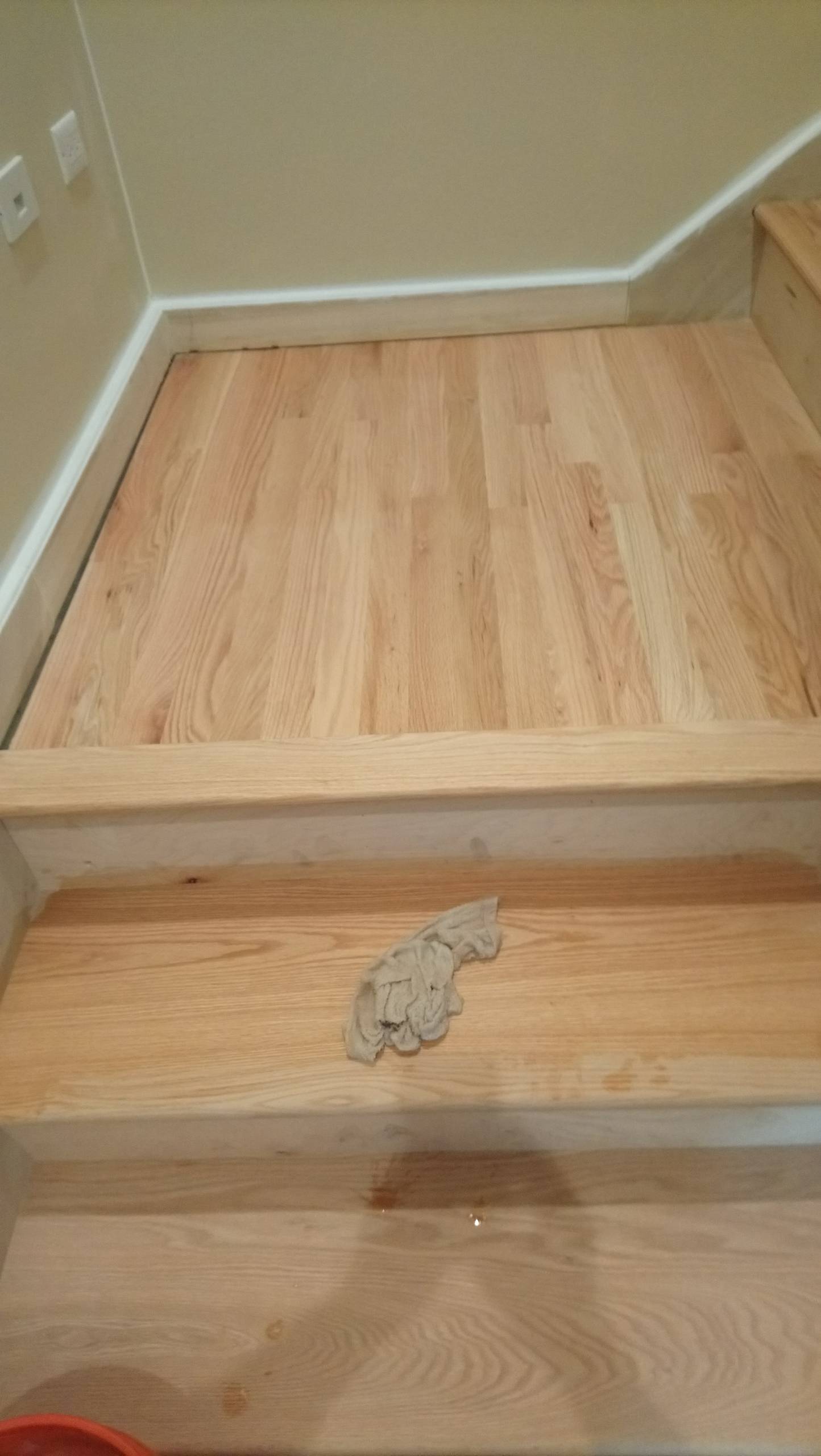 Stair refinishing