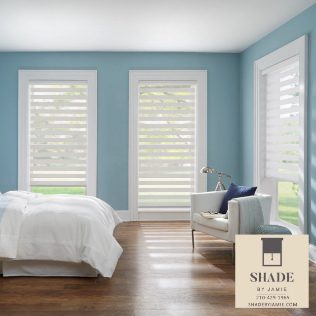Dual Shades from Alta Window Fashions Modern Bedroom Austin by
