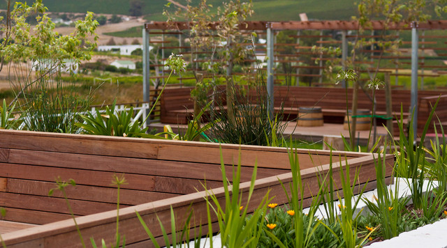 Decking & Pergola's & Solid wood floors contemporaneo-terrazza