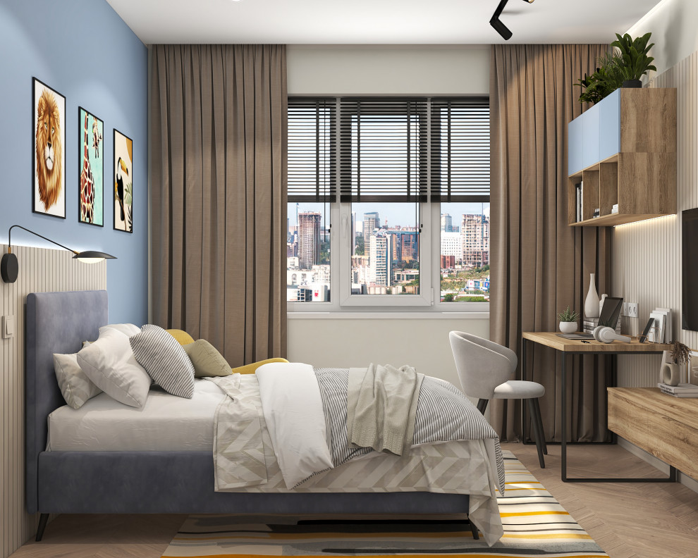 Яркая и спортивная квартира