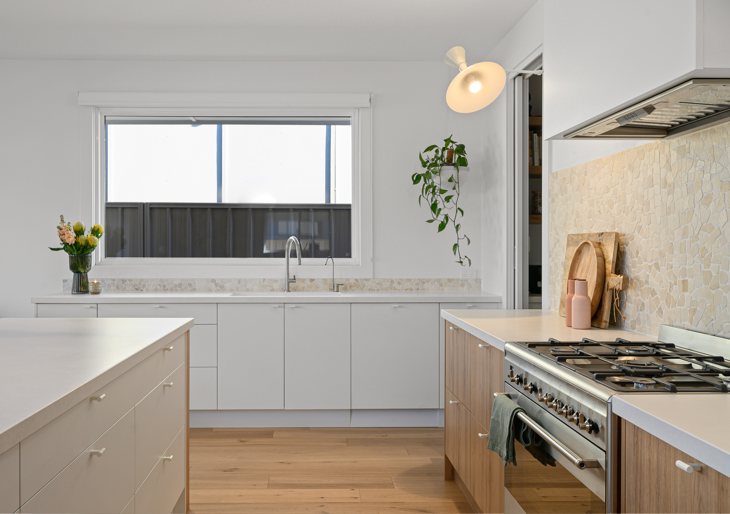 Organic Modern Coastal Kitchen