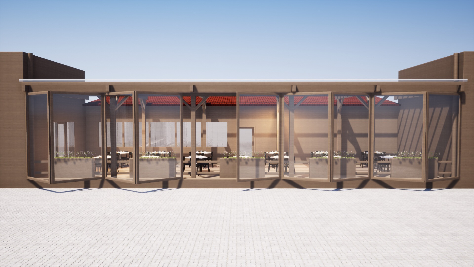 Exterior Patio for a Restaurant