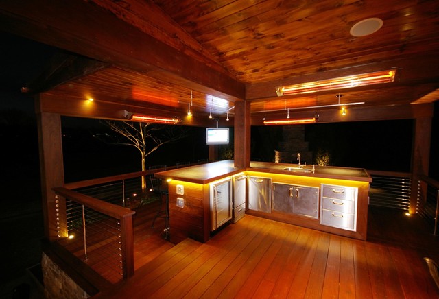 Modern Porch Philadelphia Modern/Contemporary Deck and Bar modern-porch
