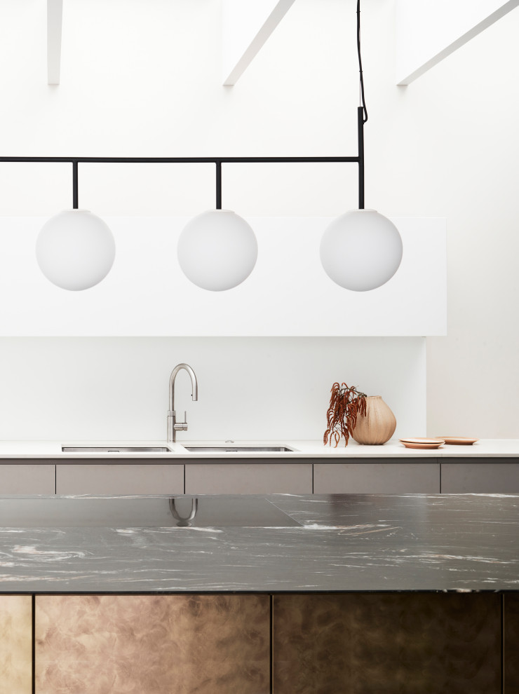 Inspiration for a contemporary kitchen in London.