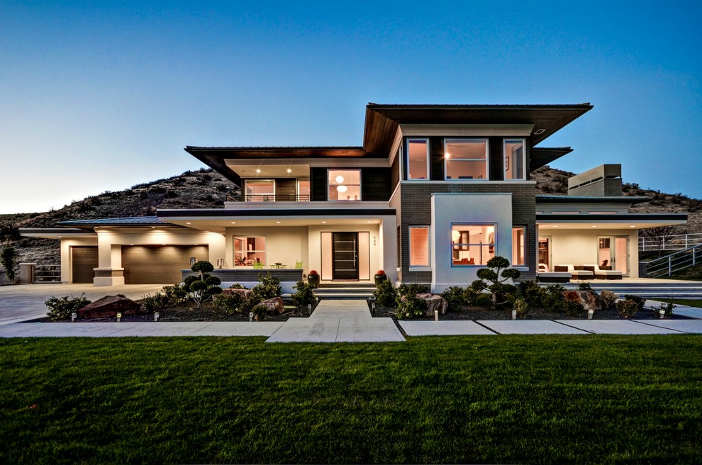This is an example of a contemporary exterior in Boise.
